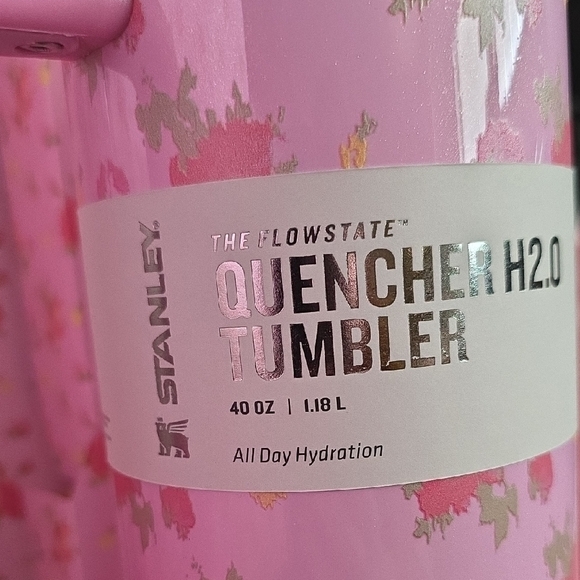 Stanley 40 Oz Pink Floral Insulated Mug - Picture 2 of 7